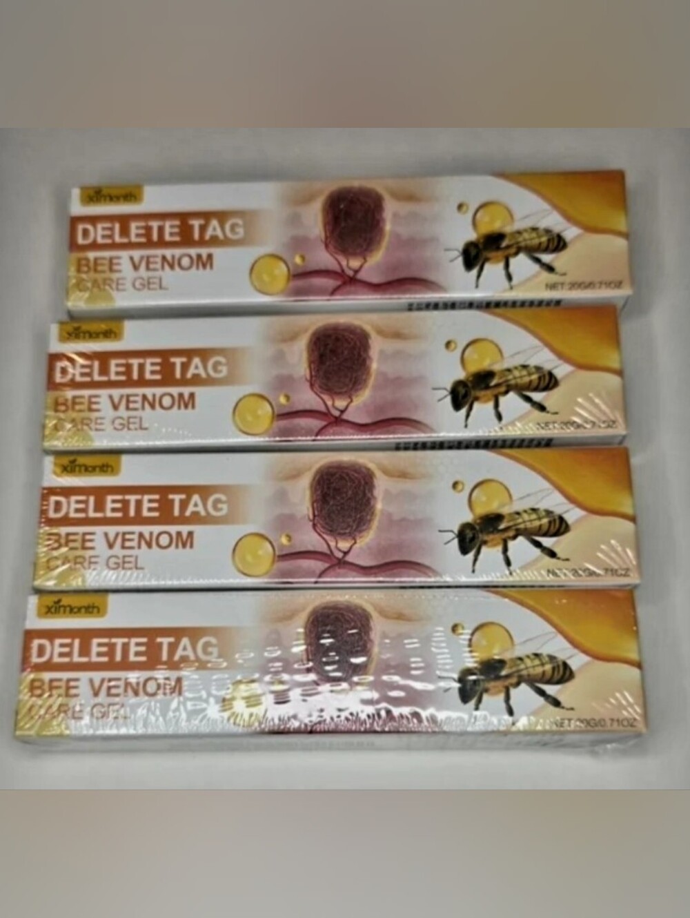 Delete Tag Bee Venom Care Gel - Orange/Yellow
